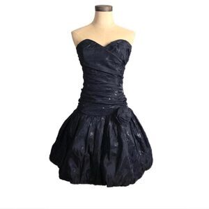 Vintage 80's Black Prom-dress